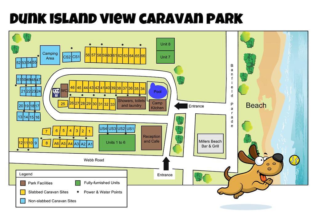 Dunk Island View Caravan Park Wongaling Beach Екстериор снимка